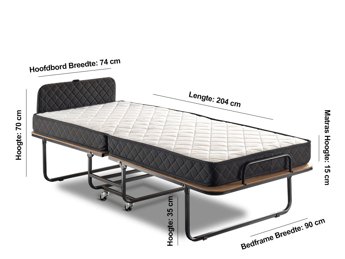 Vouwbed Luxe XL 90x200