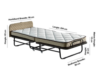 Folding bed Supreme 90x200